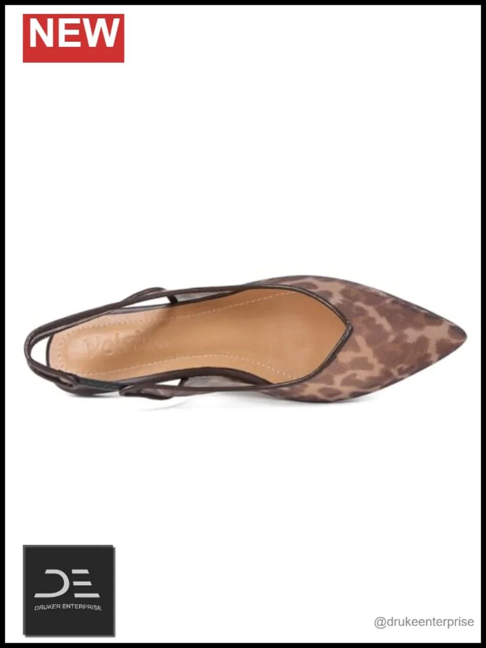Mesh Slingback Ballet Flats Pointed Toe Slip On Low Heels Casual Work
